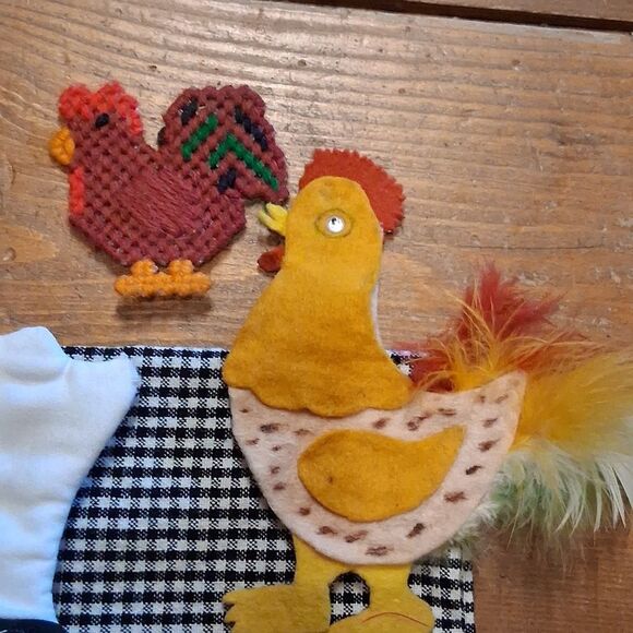 Vintage Chicken/rooster bundle - 10 pc. - Picture 5 of 11